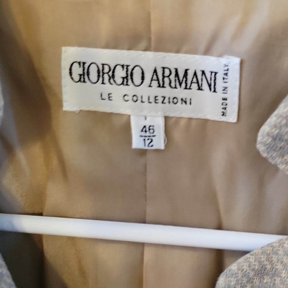 Giorgio Armani Le Collezioni Tan Jacket